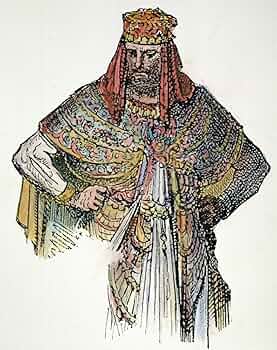 絵画 KING Civilization Of Antiquity King Nebuchadnezzar II, Ruler Of